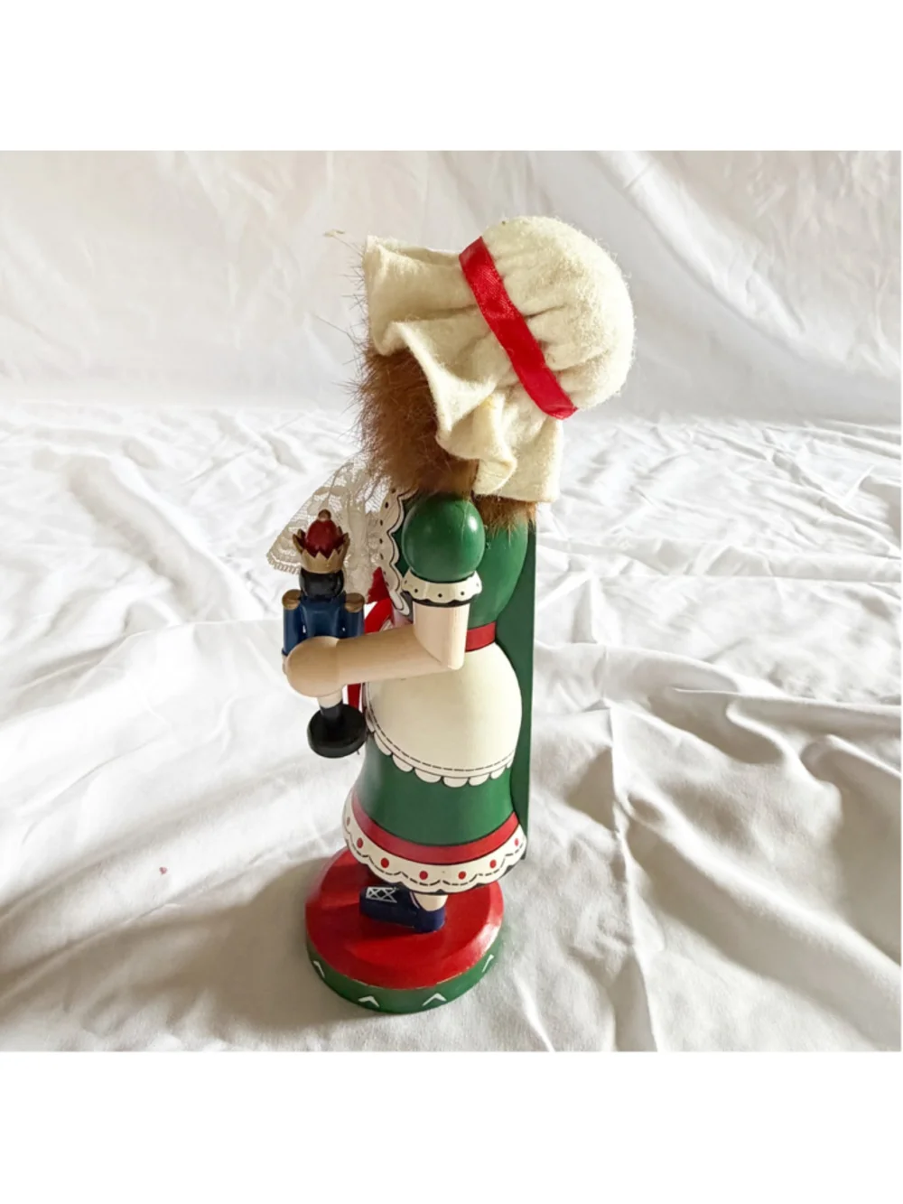 Nutcracker Village Clara Christmas Holiday Collection 1996 Wooden Girl Figurine